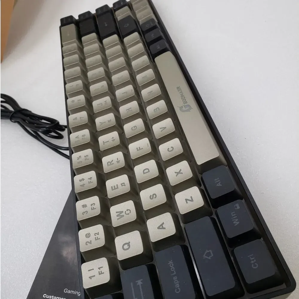 GEODMAER 65% Wired Membrane Gaming Keyboard